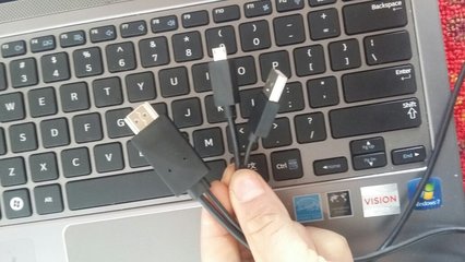 三星535U3C筆記本連接海爾電視的詳細步驟（配HDMI線）